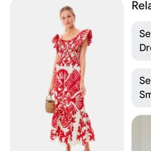 Sea New York Henrietta Print Smocked Dress